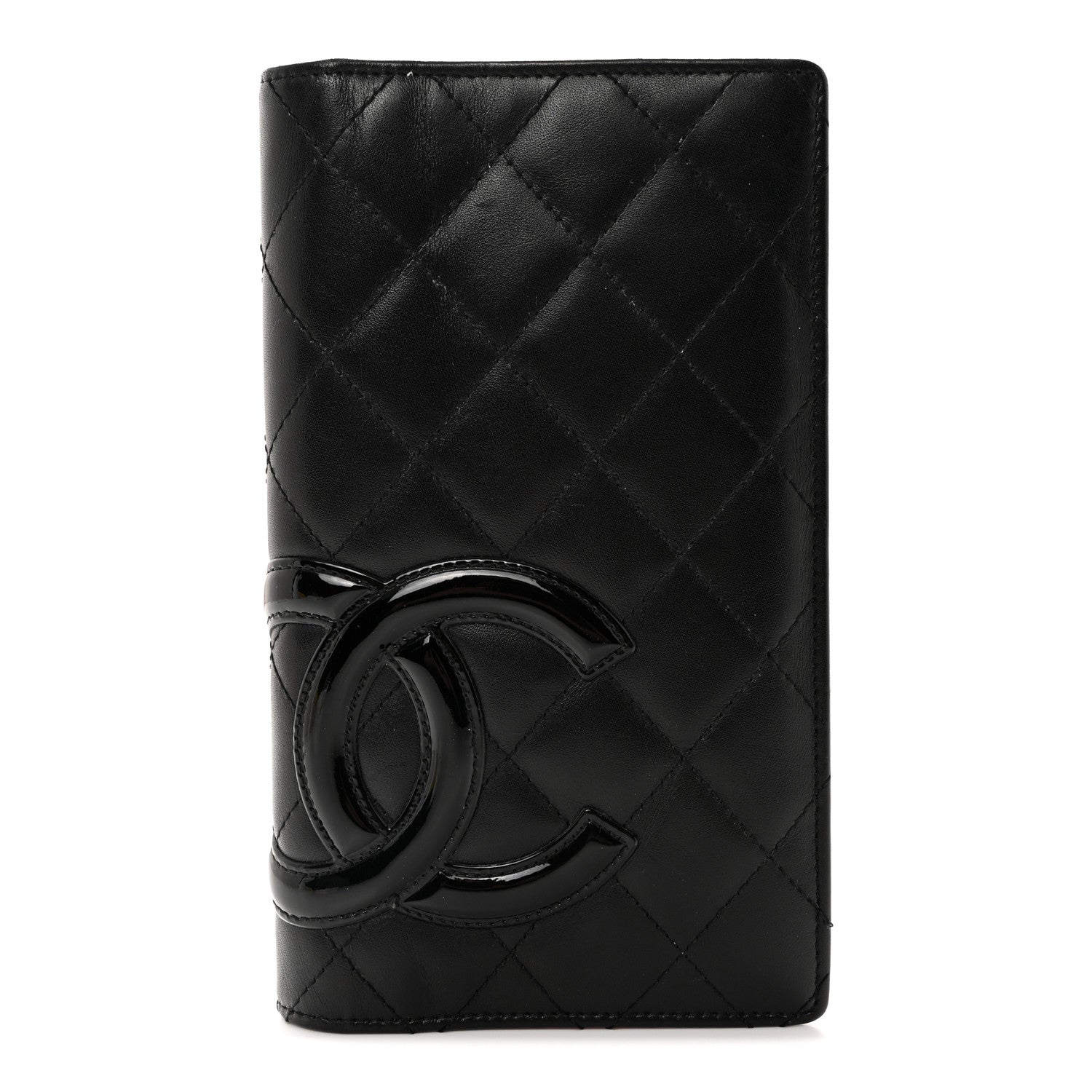 Chanel Calfskin Quilted Cambon Yen Wallet Black 1 of 13