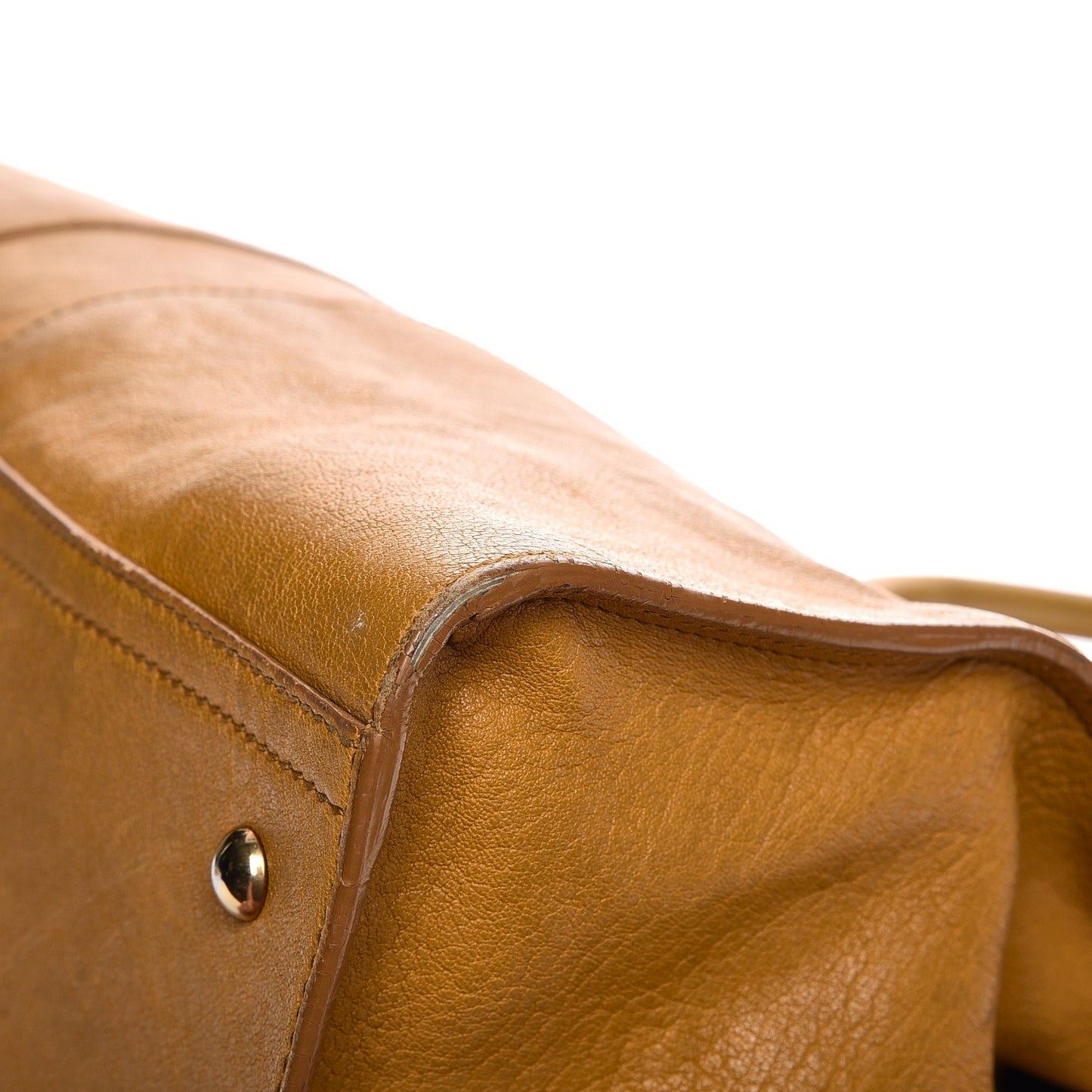 Sheepskin Medium Cabas ChYc Mustard