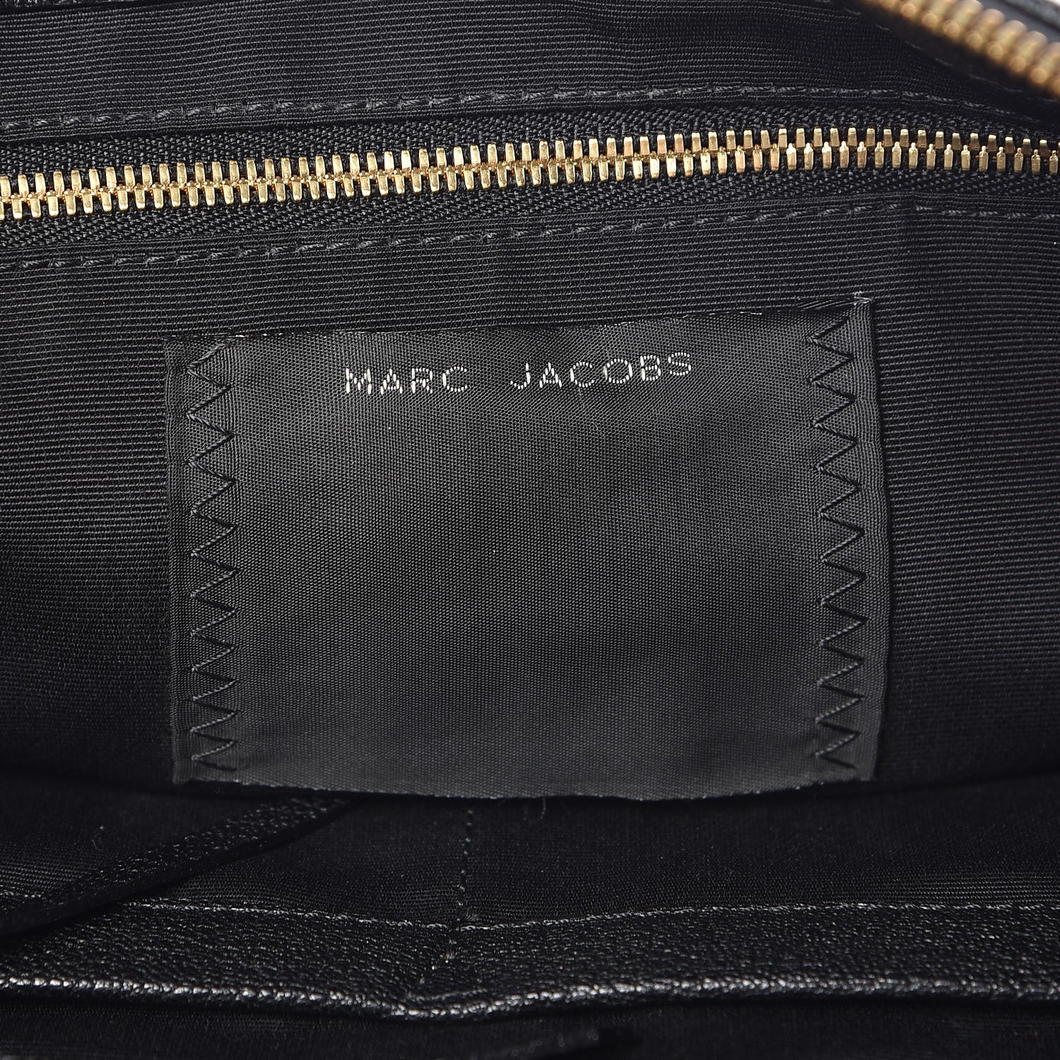Marc Jacobs Goatskin Quilted Grommet Nomad Hobo Black 7 of 9