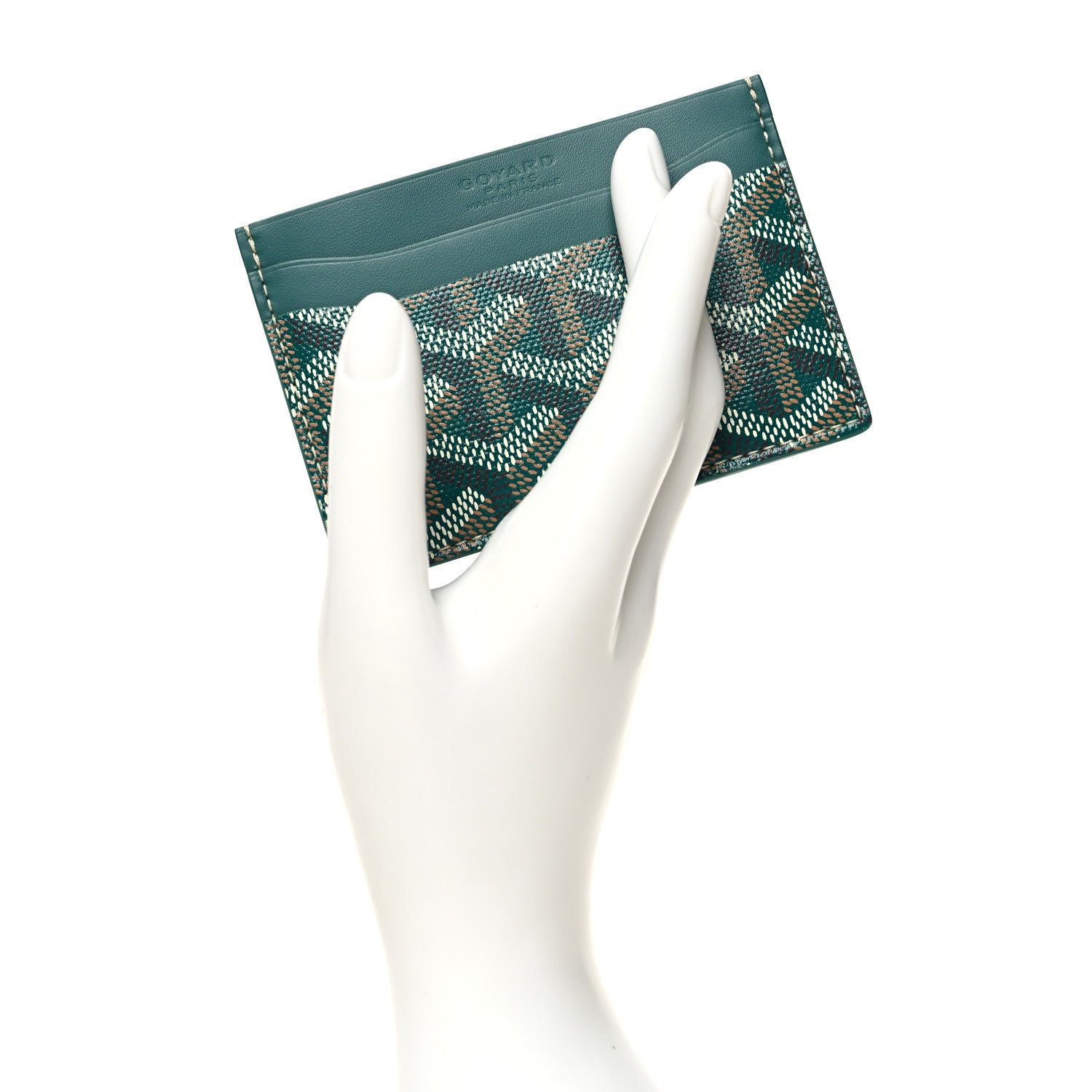 Goyard Goyardine Saint Sulpice Card Holder Green 2 of 7