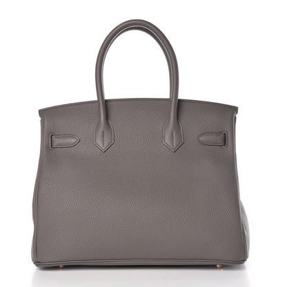 Hermes Togo Birkin 30 Etain 4 of 35