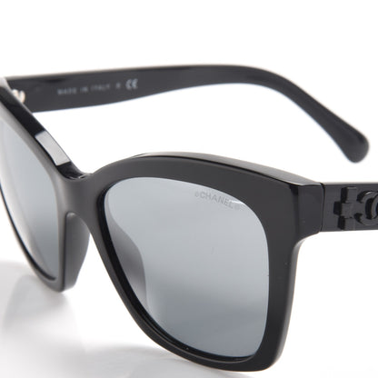 Chanel CC Butterfly Signature Sunglasses 5313 Black 5 of 9