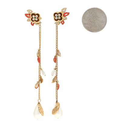 Louis Vuitton Miss Windsor Flower Earrings Gold 2 of 5