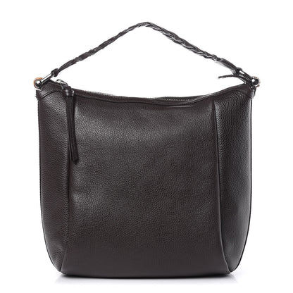 Gucci Grained Calfskin Bamboo Bar Hobo Dark Brown 1 of 10