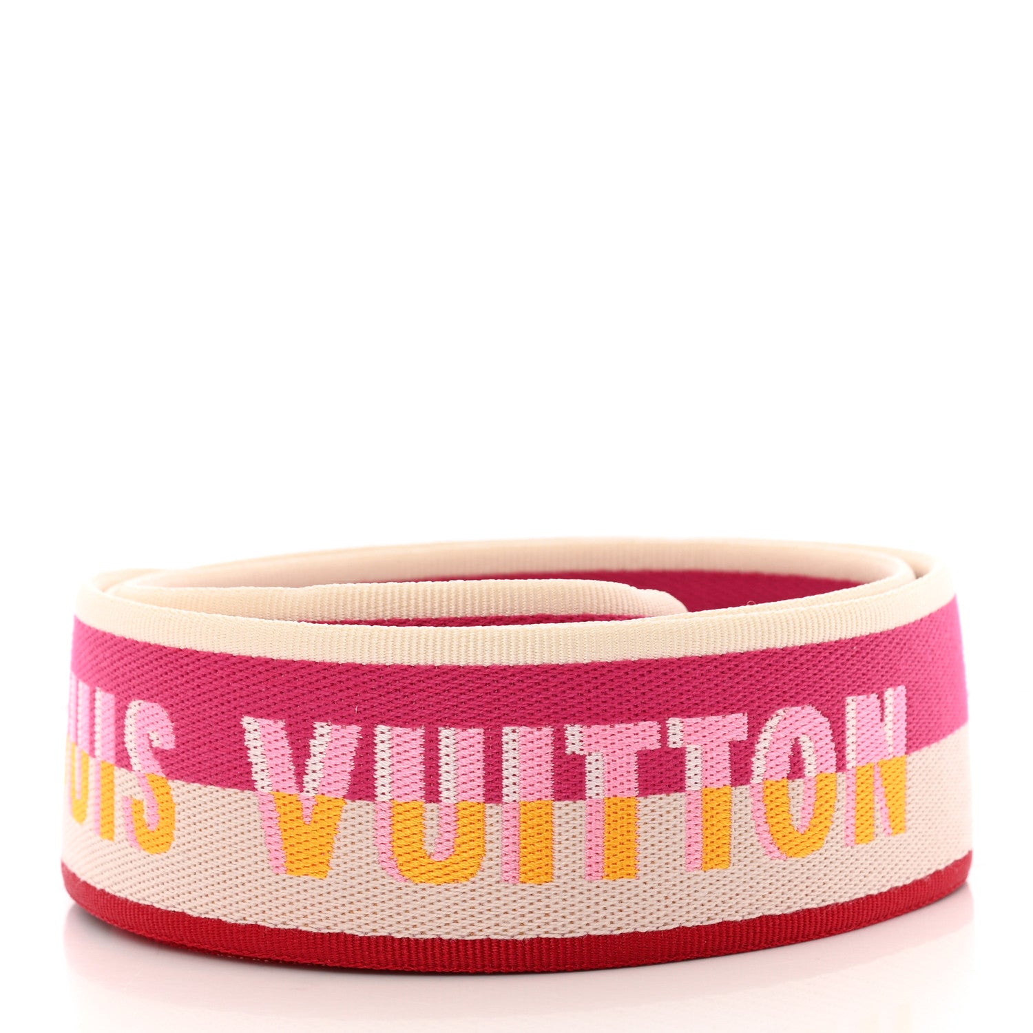 Louis Vuitton Jacquard Speedy Bandouliere 20 Shoulder Strap Fuchsia 2 of 3
