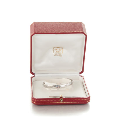 Cartier 18K White Gold LOVE Bracelet 17 6 of 6