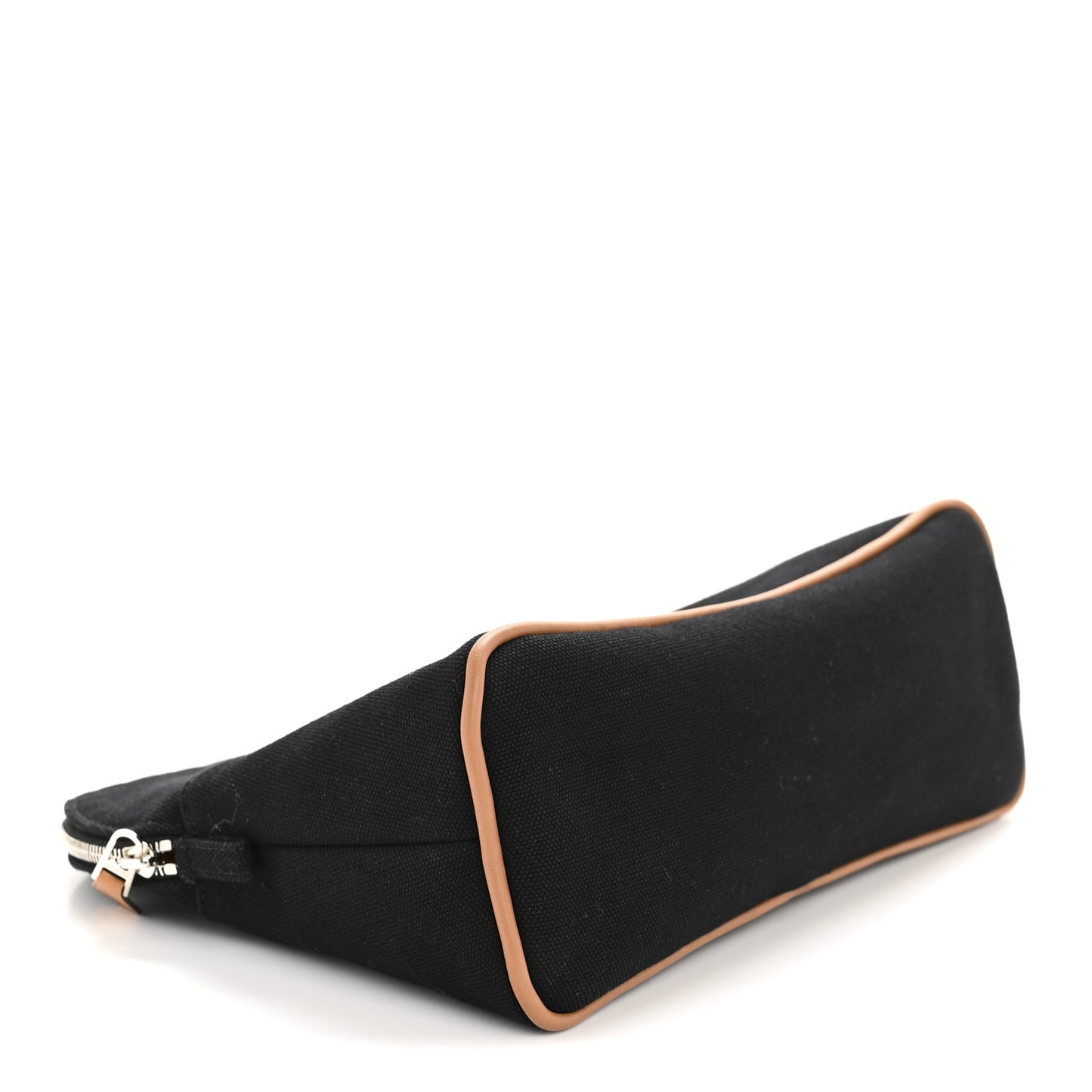 Cotton Canvas Bolide Travel Cosmetic Pouch MM Black