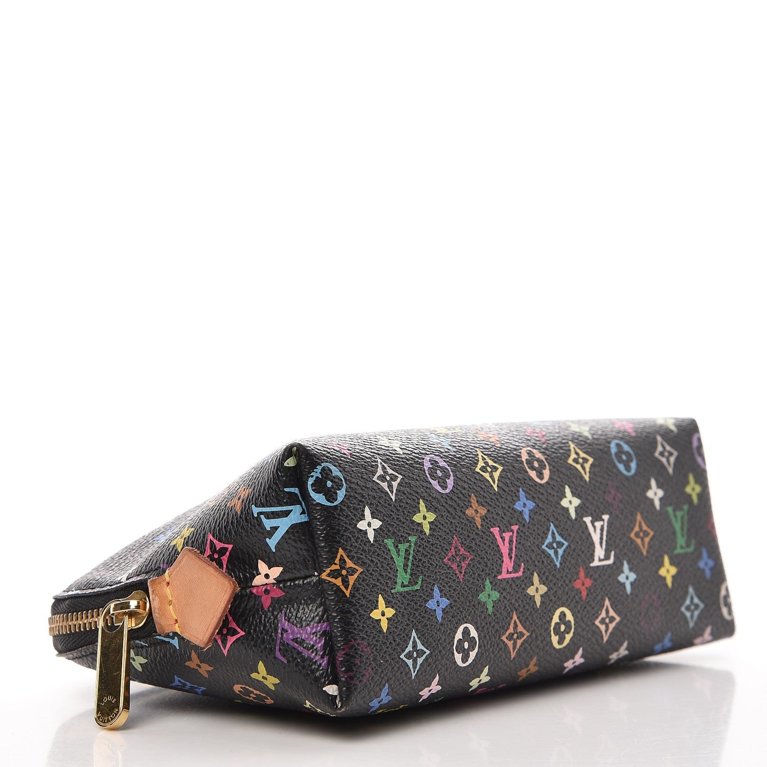 Louis Vuitton Monogram Multicolor Cosmetic Pouch Black Grenade 4 of 16