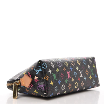 Louis Vuitton Monogram Multicolor Cosmetic Pouch Black Grenade 4 of 16