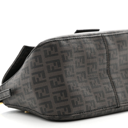 Fendi Zucchino Spalmati Forever Mini Mama Baguette Moro Black 9 of 14