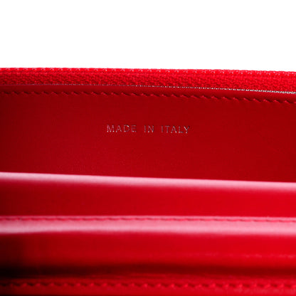 Chanel Patent Quilted Brilliant Wallet On Chain WOC Red 8 of 8