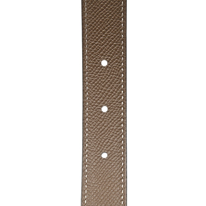 Hermes Epsom Swift 24mm Escale Belt 85 Black Etoupe 5 of 12
