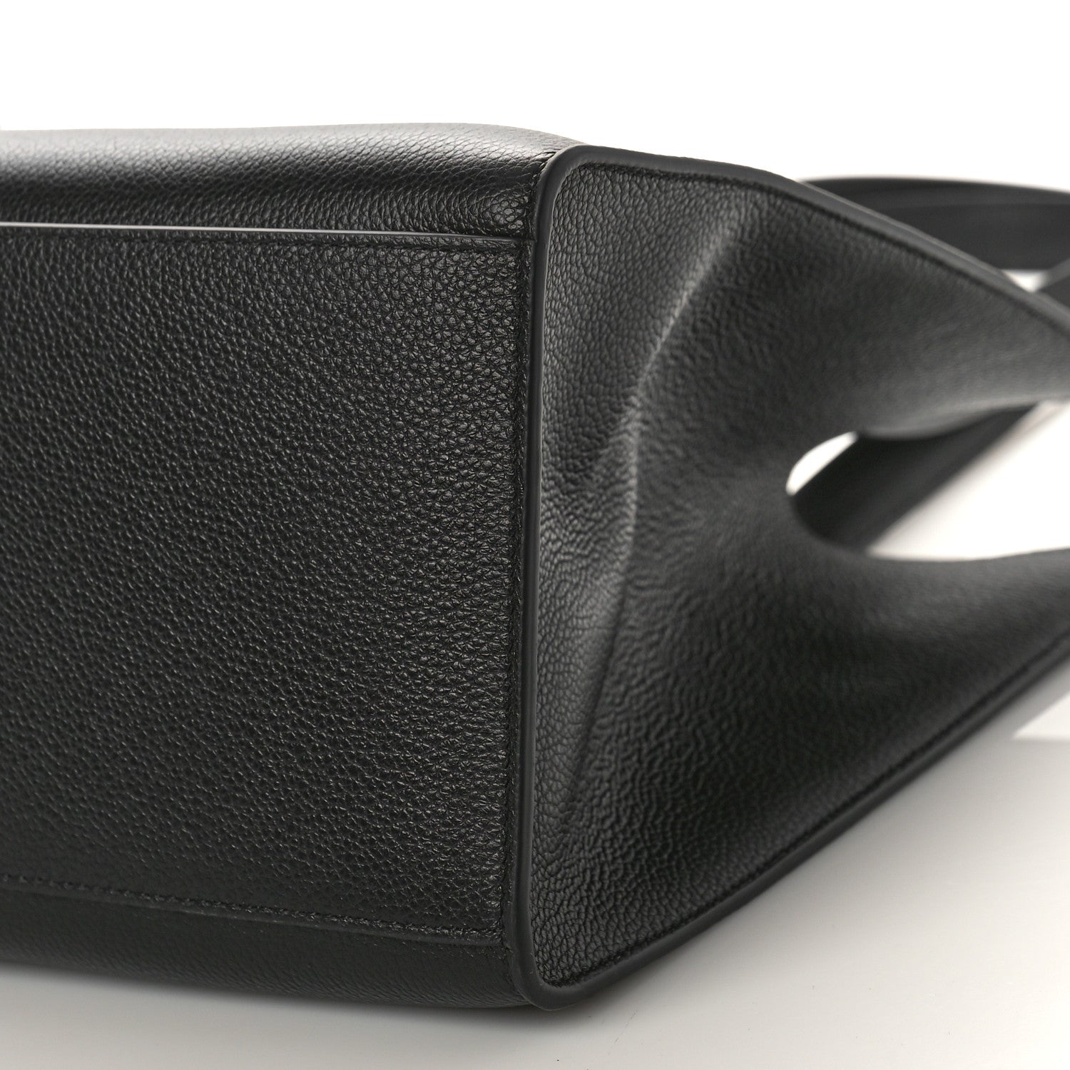 Celine Grained Calfskin Cabas 16 Bag Black 8 of 8