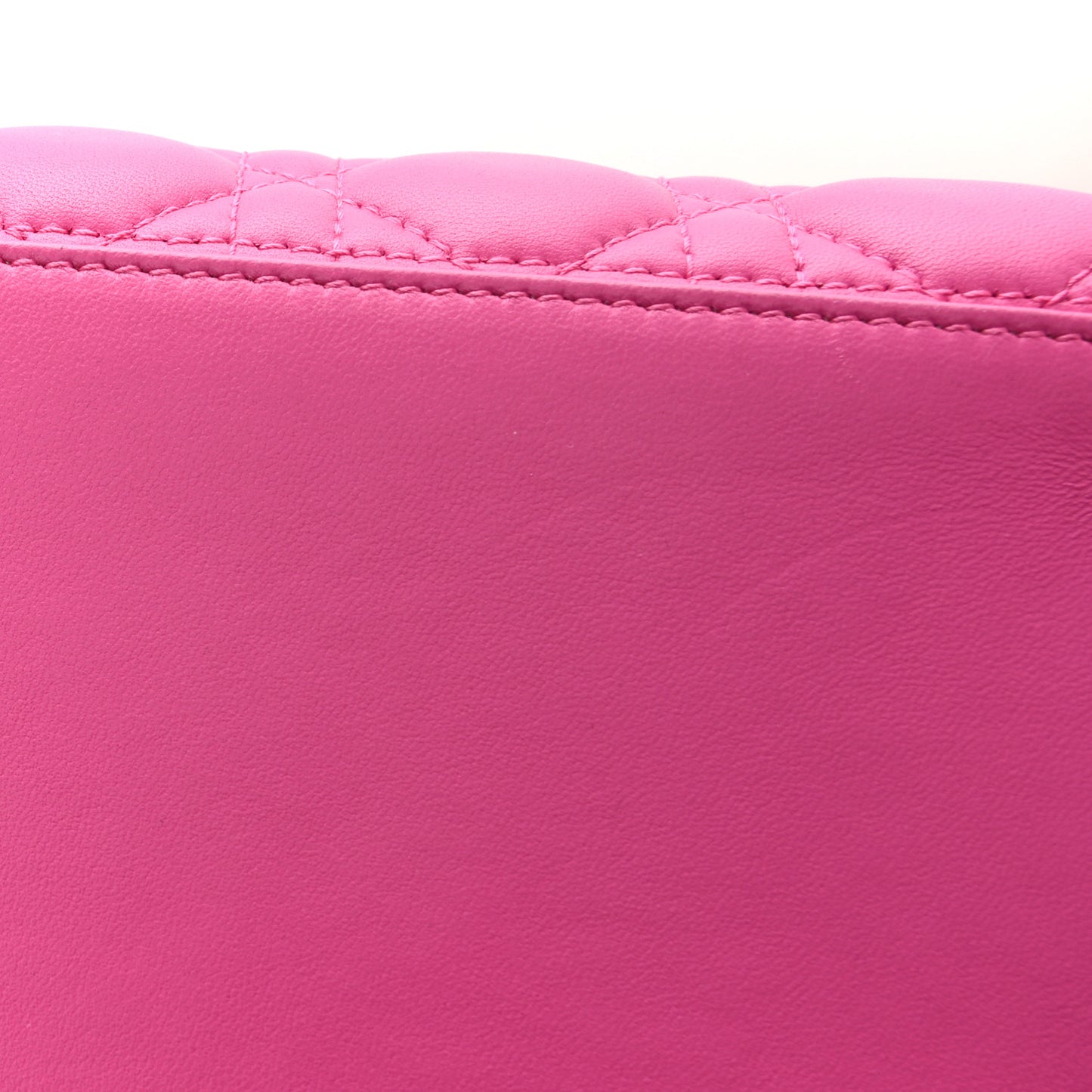 Lambskin Cannage Medium Lady Dior Pink