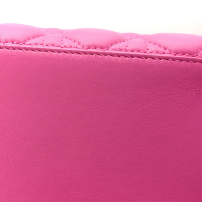 Christian Dior Lambskin Cannage Medium Lady Dior Pink 10 of 11