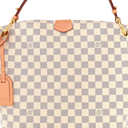 Louis Vuitton Damier Azur Graceful PM Rose Ballerine 7 of 11
