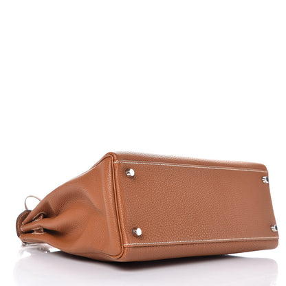 Hermes Togo Kelly Retourne 32 Gold 4 of 37