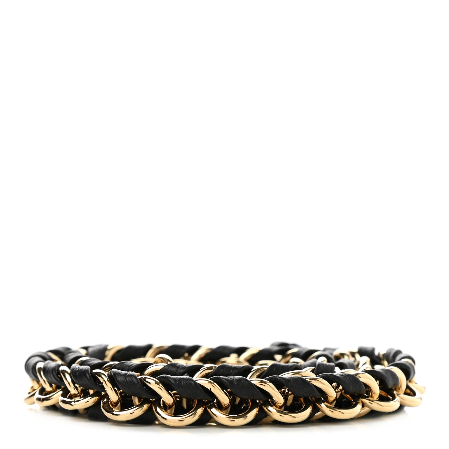 Calfskin Multi Pochette Chain Shoulder Strap Black Gold