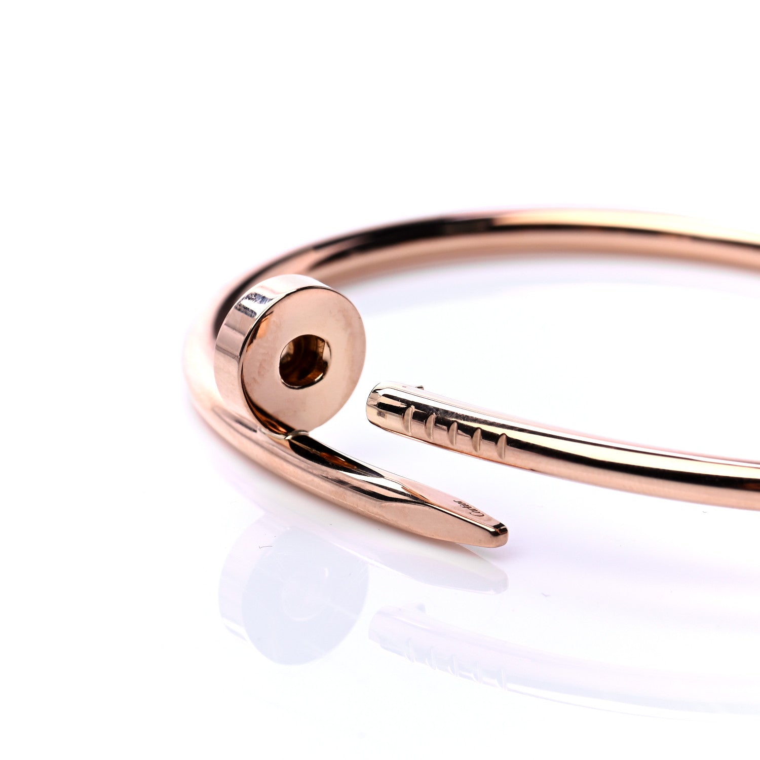 Cartier 18K Pink Gold Juste Un Clou Bracelet 19 6 of 7