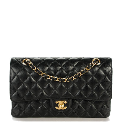 Chanel Caviar Quilted Medium Double Flap Black 1 of 9