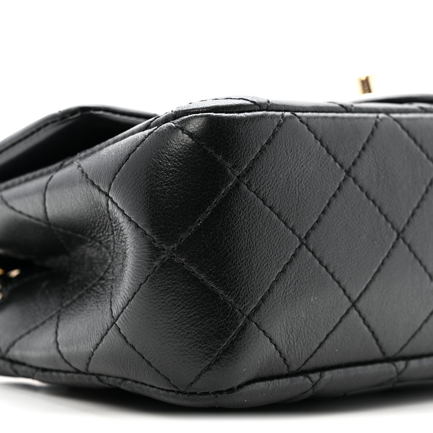 Chanel Lambskin Quilted Mini Rectangular Pearl Crush Flap Black 9 of 14