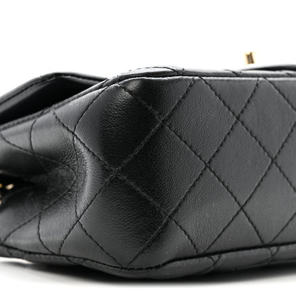 Chanel Lambskin Quilted Mini Rectangular Pearl Crush Flap Black 9 of 14