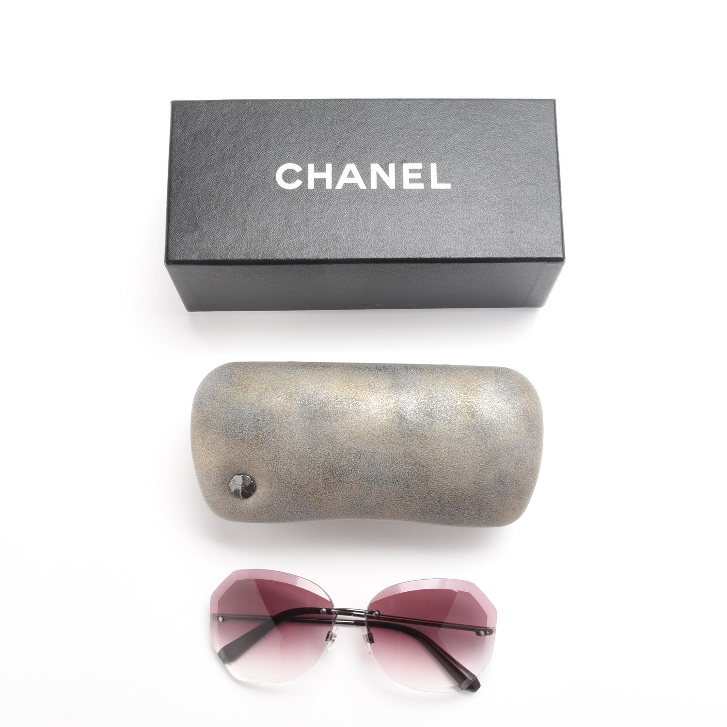 Chanel Metal Spring Round Sunglasses 4220 Pink 7 of 7