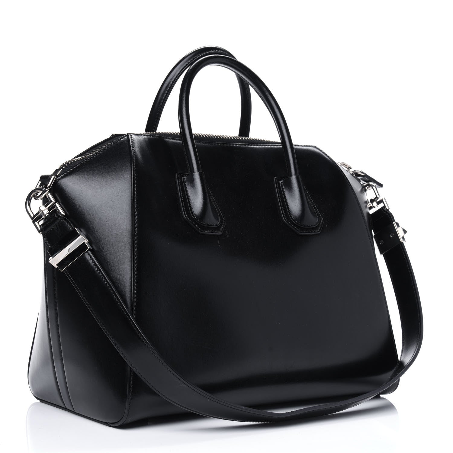 Givenchy Shiny Lord Calfskin Medium Antigona Black 4 of 16
