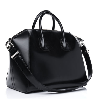 Givenchy Shiny Lord Calfskin Medium Antigona Black 4 of 16