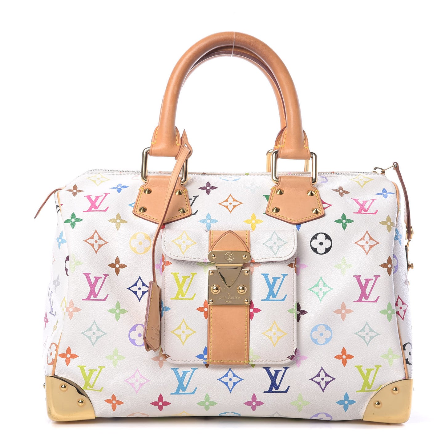 Monogram Multicolor Speedy 30 White