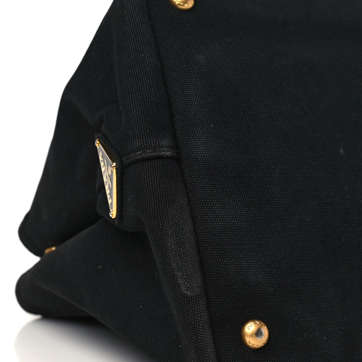 Prada Canapa Logo Tote Black 8 of 9