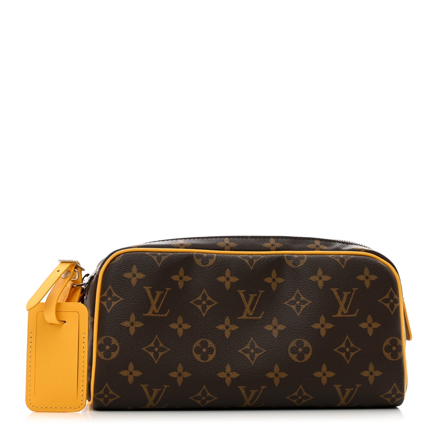 Louis Vuitton Monogram Dopp Kit Toilet Pouch Jaune Mat 1 of 7