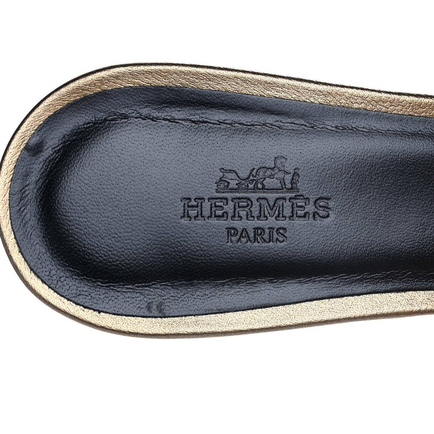 Metallic Epsom Oasis Sandals 37 Vert Bronze