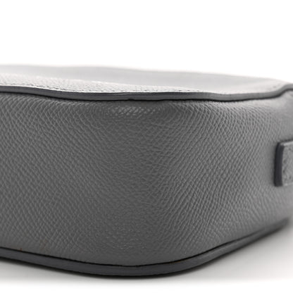 Balenciaga Grained Calfskin Logo XS Ville Camera Bag Gris Perle Fonce White 10 of 12