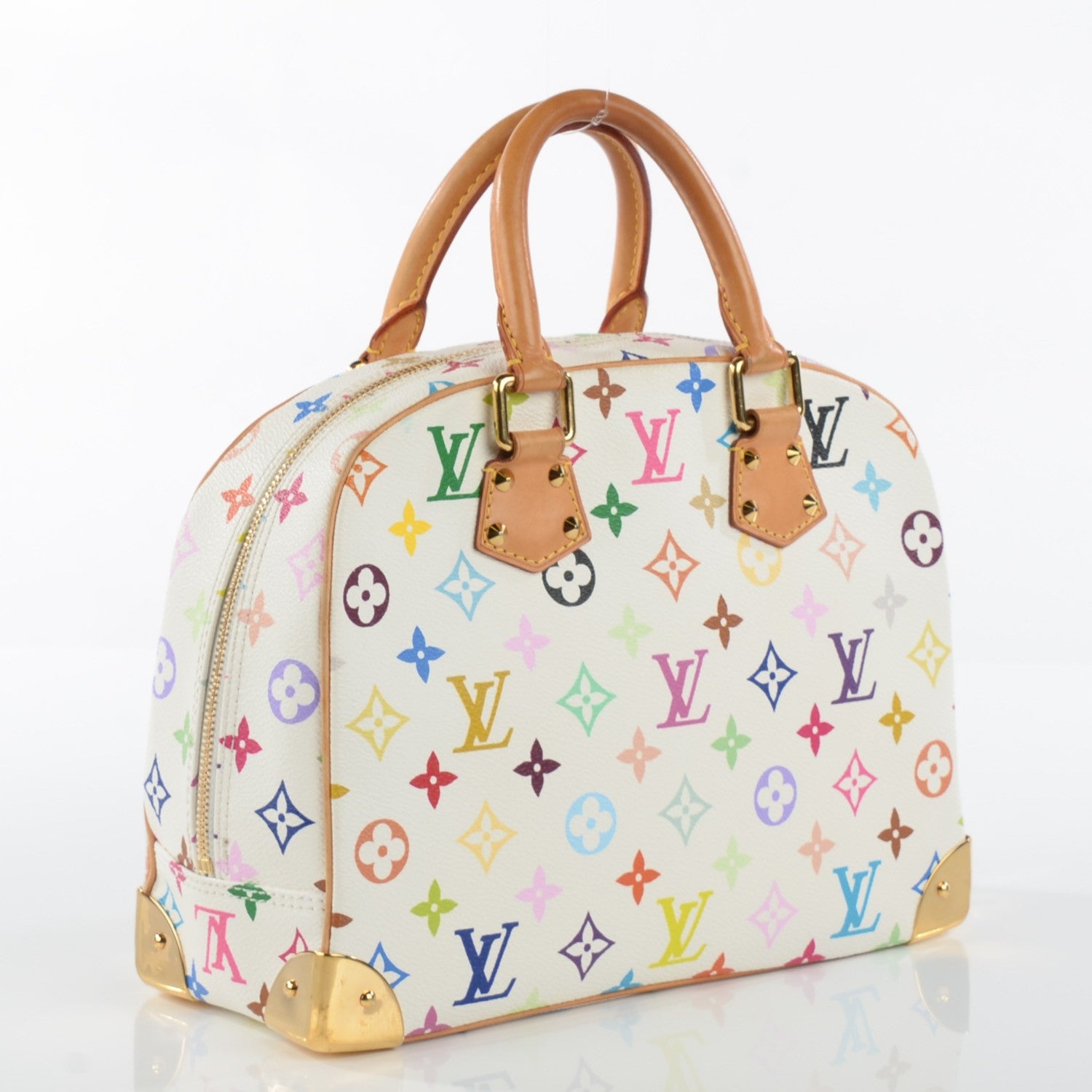 Louis Vuitton Monogram Multicolor Trouville White 3 of 9