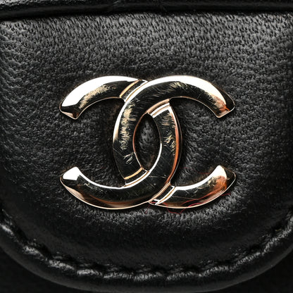Chanel Lambskin Quilted 4 Key Holder Black 10 of 11