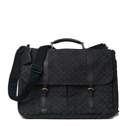 Louis Vuitton Mini Monogram Denise Navy 1 of 17