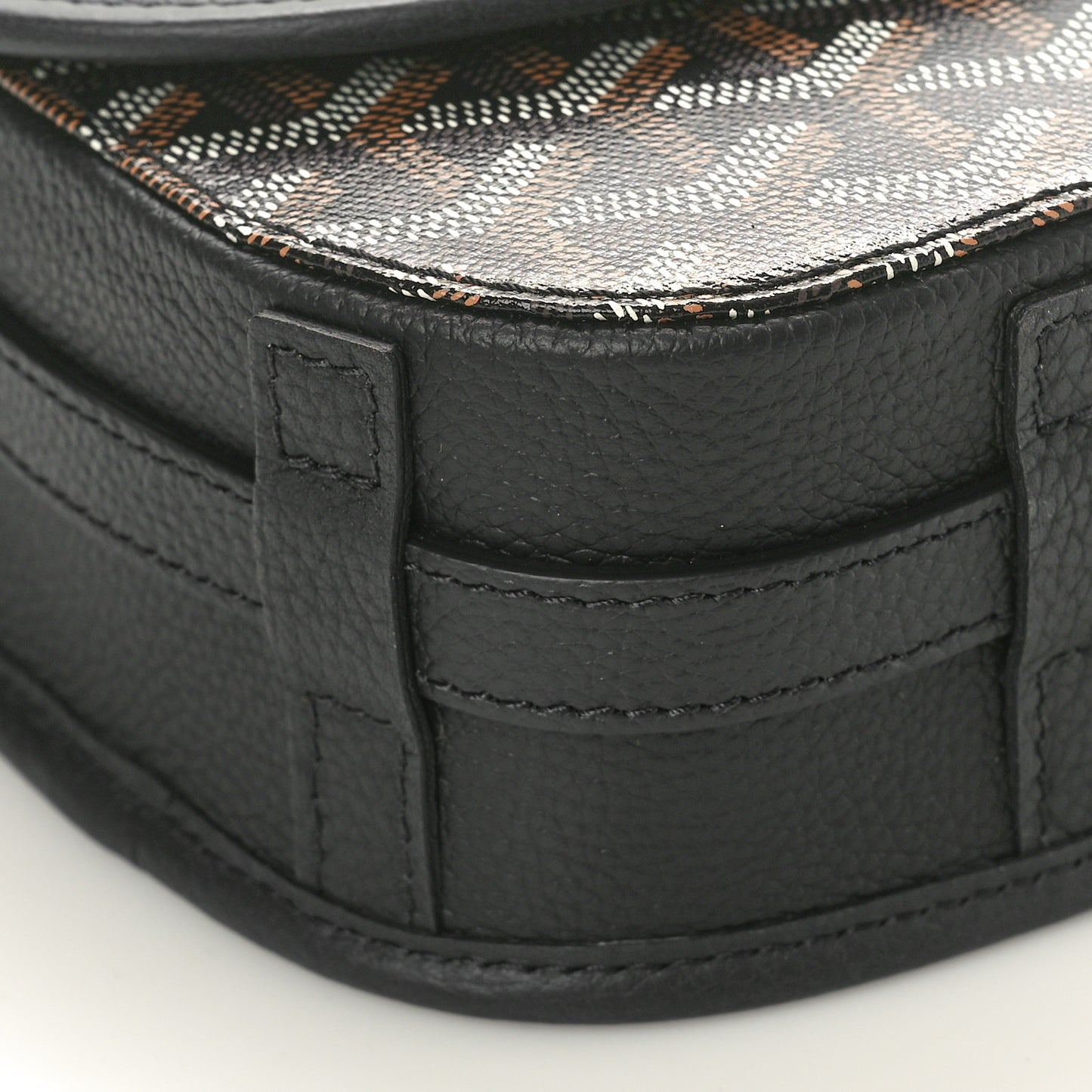 Goyardine Belvedere II PM Messenger Bag Black