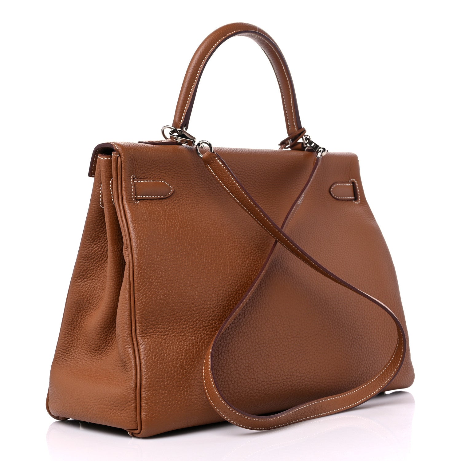 Hermes Togo Kelly Retourne 35 Gold 2 of 11