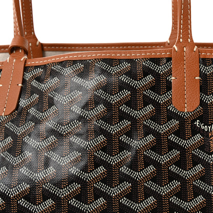 Goyard Goyardine Saint Louis PM Black Gold 7 of 9