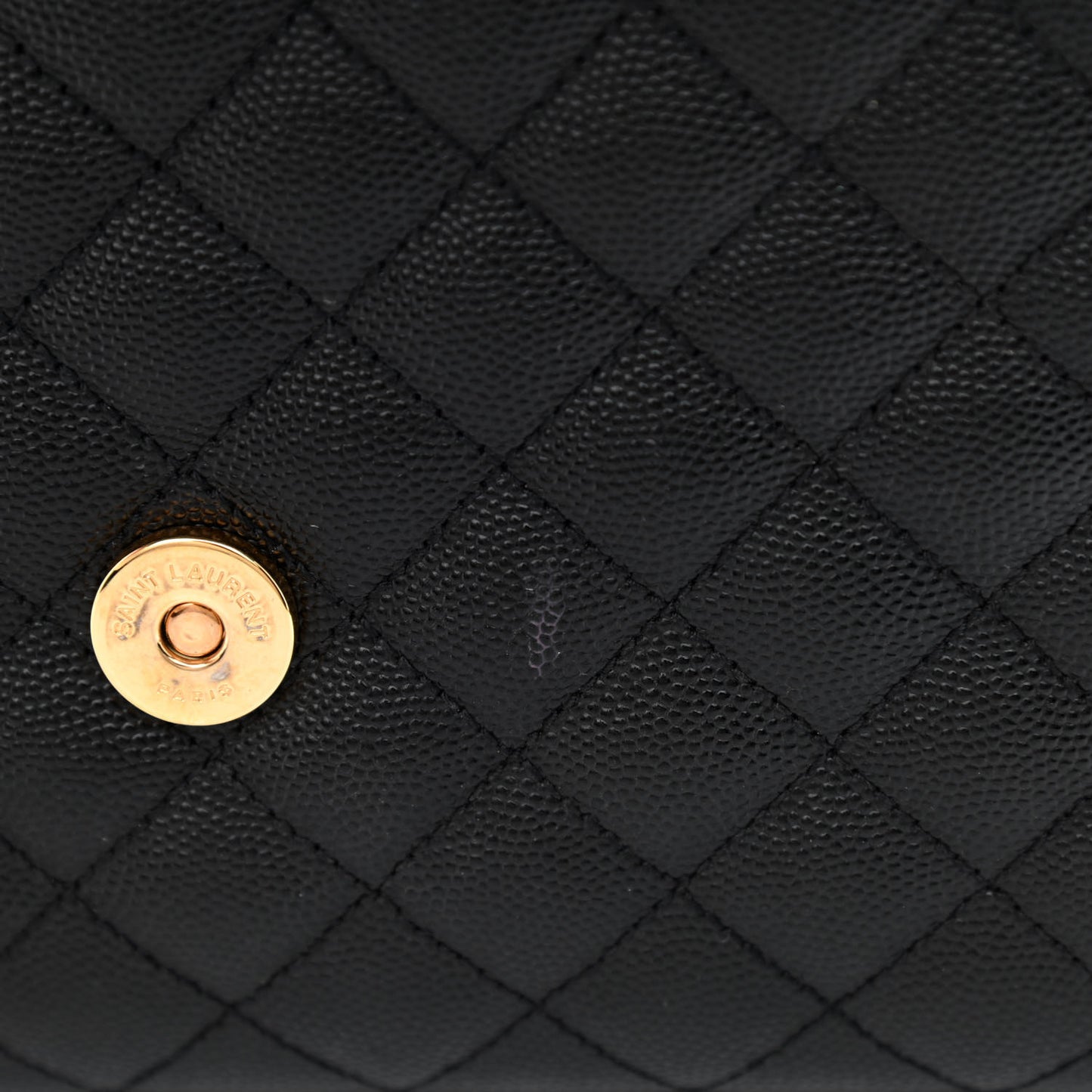 Grain De Poudre Textured Mixed Matelasse Triquilt Medium Monogram Satchel Black