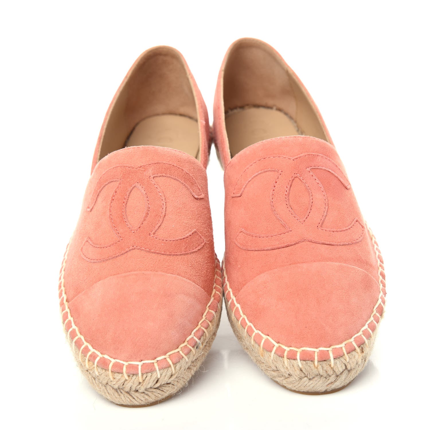 Chanel Suede CC Espadrilles 37 Pink 5 of 12