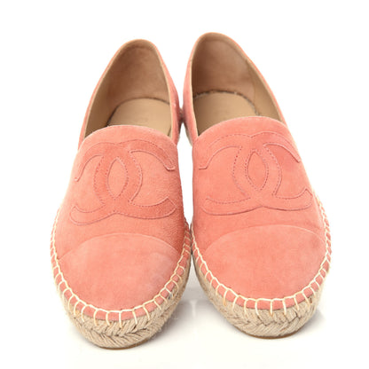 Chanel Suede CC Espadrilles 37 Pink 5 of 12