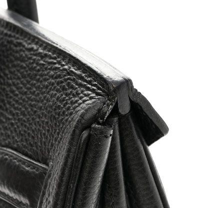 Hermes Taurillon Clemence Birkin 30 Black 15 of 16
