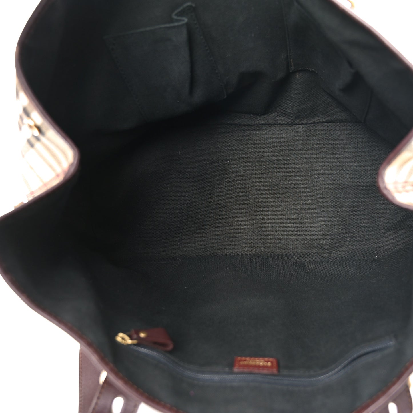 Haymarket Check Buckle Satchel Chocolate