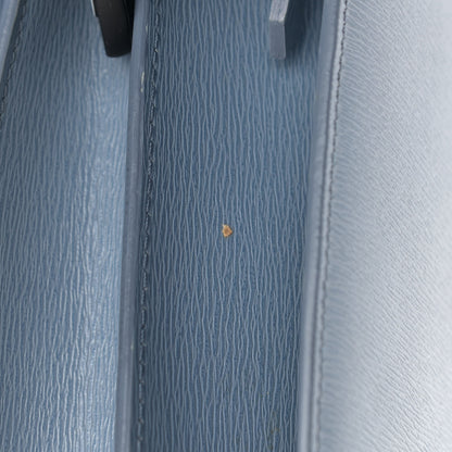 Celine Liege Calfskin Medium Classic Box Flap Bag Slate Blue 10 of 10