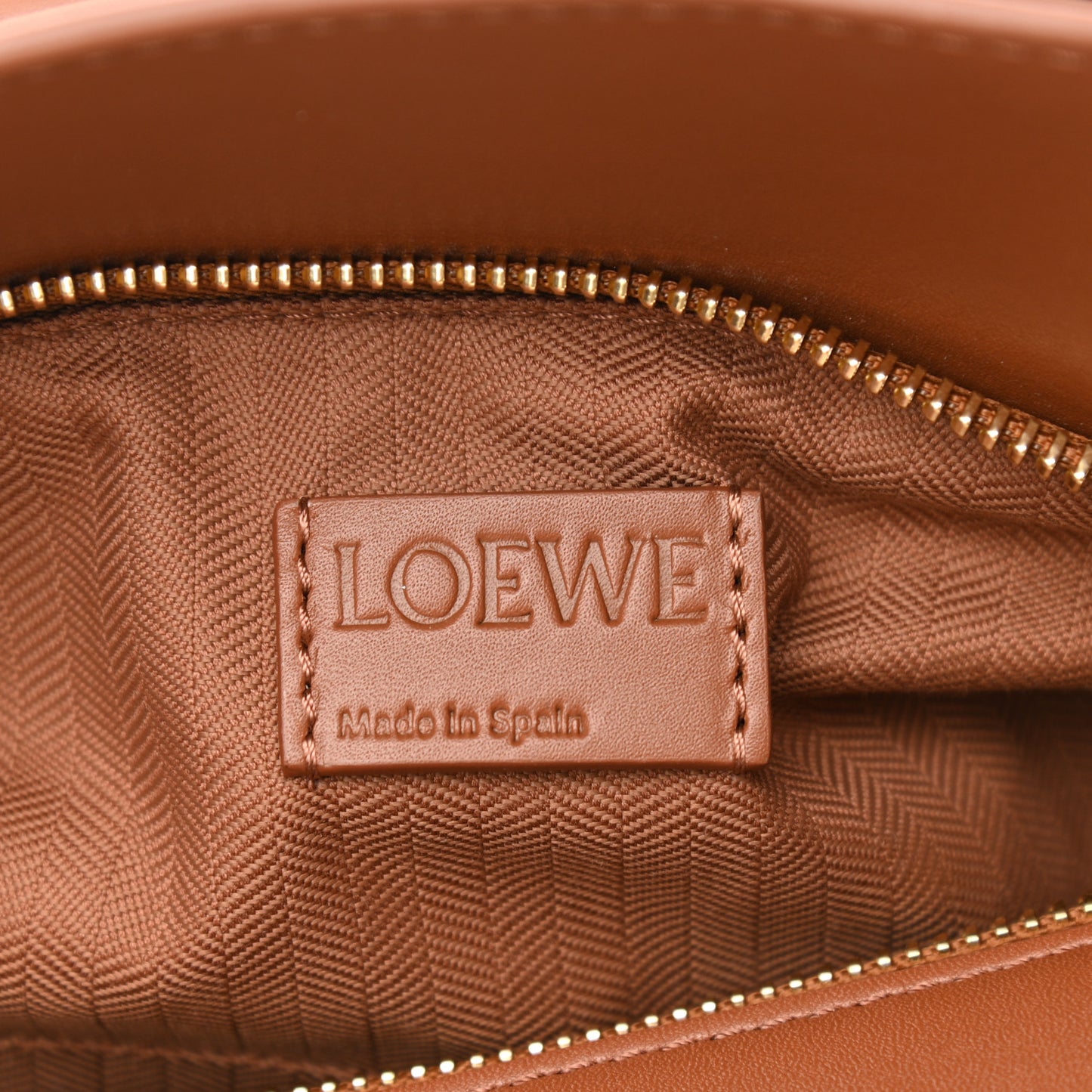 Satin Calfskin Small Puzzle Bag Pecan