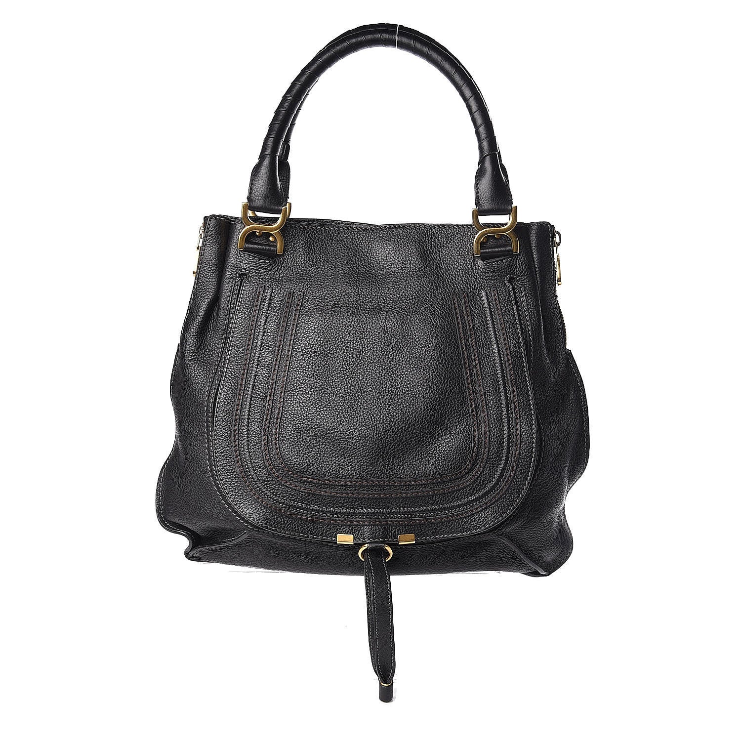 Chloe Calfskin Large Marcie Tote Black 1 of 11