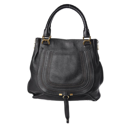 Chloe Calfskin Large Marcie Tote Black 1 of 11