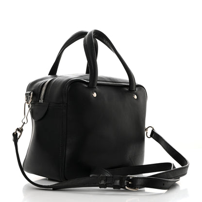 Balenciaga Shiny Day Calfskin XS Triangle Square Bag Black 2 of 10